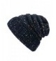 ANKND Knit Beanie Hat-Warm Chunky Soft Stretch Knit Cap Slouchy Beanie Skully Hat - Black - CP18828NOL3