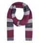 Unisex Knitted Scarf Warm Scarfs Mens Mixed Color Cute Scarves for Winter - Red - C01870C5EEL