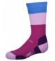 point6 Women's Active Medium Cushion Crew Socks - Lipstick - C911VX7Q56T