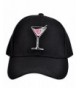 Martini Drink Cocktail Embroidered Baseball