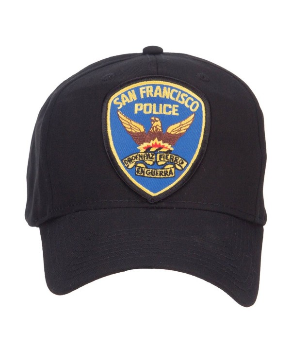 San Francisco Police Seal Patched Cotton Twill Cap - Black - CO126E5TT5N