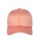 1611MAIN Unisex Satin Low Profile Baseball Strapback Dad Hat Cap - Pink - CL12O2TG7HT