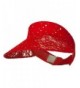 Lace Glitter Sun Visor - Red W40S33D - CG11E8TVB3B