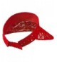 Lace Glitter Sun Visor OSFM