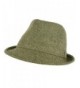 Men's Winter Classic Wool Solid Fedora Trilby Gangster Mob Cap Hat - Gray - C2116QO1EKL
