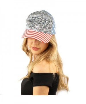 Jewel Rhinestone Baseball Hat Adjustable