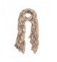 Premium Viscose Elegant Lace Floral Scarf - Different Colors Available - Taupe - C811O3KAQCL