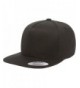 5 Panel Flexfit Classic Snapback Cap - Many Colors Available - Black - CO11H5HM713