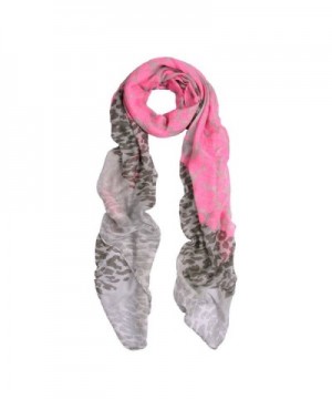 Premium Spot Leopard Multi Tone Animal Print Scarf -Diff Colors Avail - Pink - C211HFTKWI1