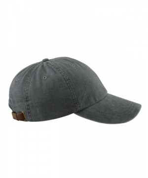Adams 6-Panel Low-Profile Washed Pigment-Dyed Cap - Charcoal - CV12N3CWA0A