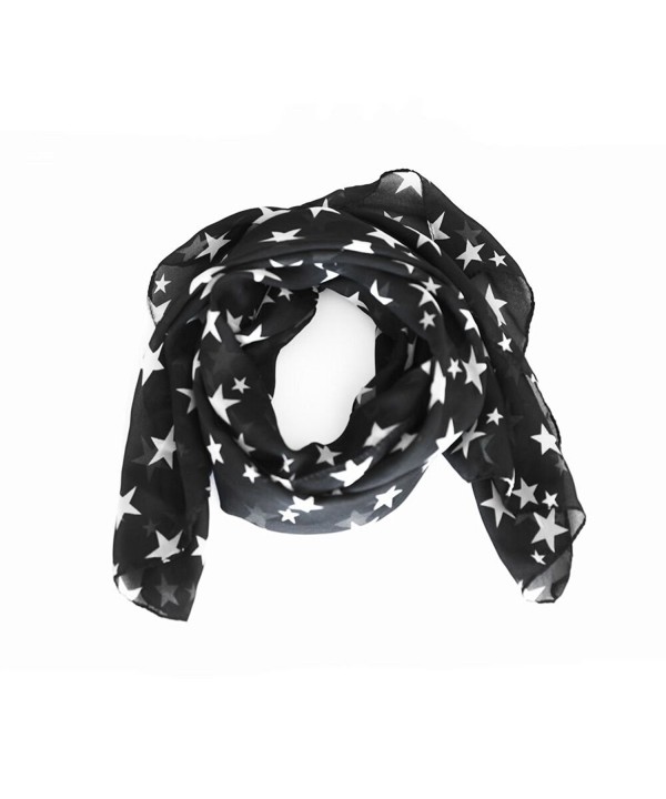 arssilee Fashion Beautiful Warm Star Pattern Scarf Shawl - C312N7F44V8