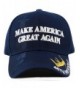 The Hat Depot Exclusive 45th President Trump "Make America Great Again" 3D Cap - Navy - CP17YQND3LY