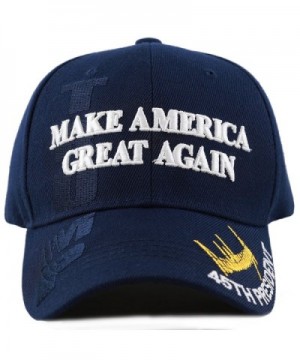 The Hat Depot Exclusive 45th President Trump "Make America Great Again" 3D Cap - Navy - CP17YQND3LY