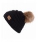 Womens Hat-Knit Turban Beanie Headwear Head Earmuffs Snow Ski Caps for Women - Black - CN188UR8O0M