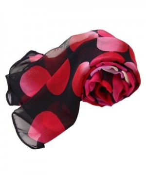 Women Chiffon Dotted Scarves Vovotrade