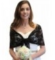 Black Lace Bridal Wedding Stole