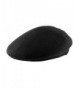 Morehats 100% Wool Flat Cap Cabbie Hat Gatsby Ivy Irish Hunting Newsboy Hunting Beret - Black(M) - CU11LHPI6PP