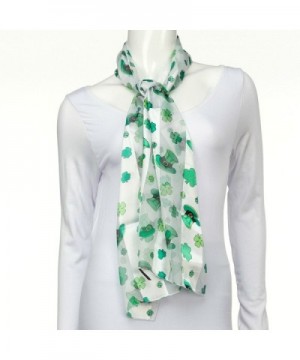 Shamrock Hat Scarf Patricks White in Fashion Scarves