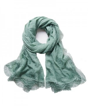 Jeffy & Retro Women's Cotton Scarves - Green - C6184OLTXCX