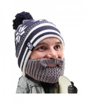 Beard Head - The Original Stubble Bumper Knit Beard Beanie - Grey - CB11DEDO3T1