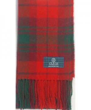 Lambswool Scottish Macnab Modern Tartan in Cold Weather Scarves & Wraps