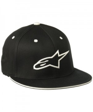 Alpinestars Men's Ageless Flatbill Hat - Black/White - CI12O46IIBT