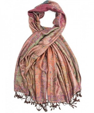 Pashmina Paisley Traditional Jacquard Burgundy