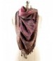 Pashmina Paisley Traditional Jacquard Burgundy in Wraps & Pashminas