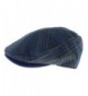 Broner Wool Blend Dark Navy Plaid Ivy Cap Driver Newsboy Scally Irish Hat - Dark Navy - CX188RZDX0C