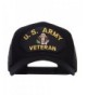 E4hats US Army Veteran Military Patched Mesh Cap - Black - CX124YMLDST