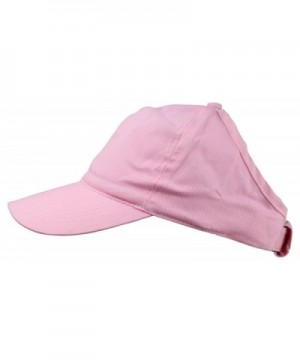 Womens Ponytail Cap Pink Hat