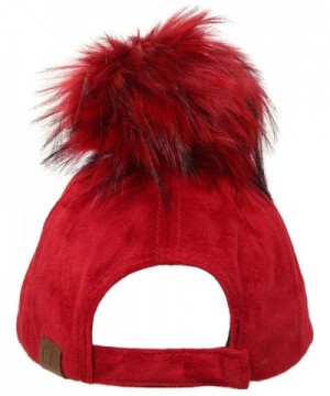 H 6BA5 64 Suede Baseball Cap Fur