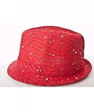 Sparkle Glitter Fedora Hat Society in Women's Fedoras