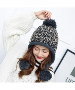 Bhwin Women Winter Knitted Beanie in Women's Skullies & Beanies