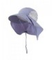 UV 50+ Talson Large Bill Hat with Detachable Flap - Purple - C511FITPSQL