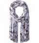 Lucy Women's Destination Everywhere Light Weight Scarf - Rich Navy Tie Dye Print - CM12O6I8Z4H