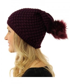 Ladies Chunky Bubble Slouch Hat in Women's Skullies & Beanies