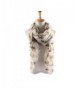 ctshow giraffe Print Voile Print Scarf Fashionable Women Scarves shawl - Beige - CS182AA89RY