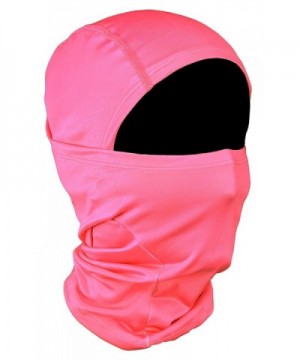 OJORE Balaclava Full Face Ski Mask Tactical Hood Motorcycle Outdoor Sports Pink - C012NVB9IWD