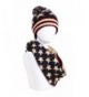 American Flag Knitted Hat- Scarf- Gloves Set - Hat and Infinity Scarf - CK1895T00IE