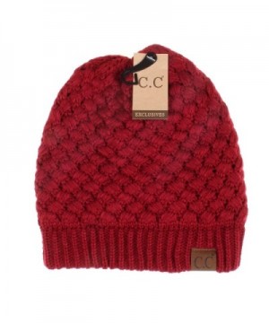 Hatsandscarf Exclusives Stretch HAT 47 Burgundy