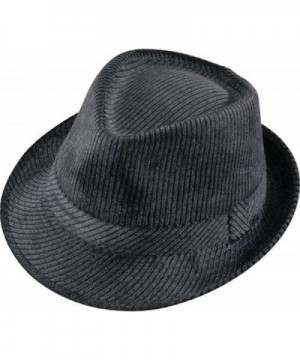 Henschel Men's Fedora - Black - CX11H4IMWZ9