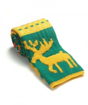 Novadab Woodland Scarves Reindeer Knitted in Fashion Scarves