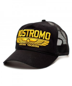 NOSTROMO WEYLAND YUTANI COMPANY Unisex Cloth & Braid Cap Hat Black - CY12N8QUYBO