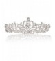 Vinida Crystal Tiara Crown Headband for Wedding Prom Bridal Birthday (Style 4) - Style 4 - CS1820LXH9I