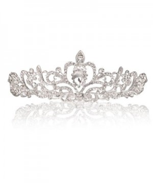 Vinida Crystal Tiara Crown Headband for Wedding Prom Bridal Birthday (Style 4) - Style 4 - CS1820LXH9I