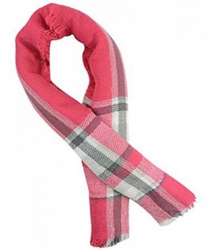 HITOP Tartan Blanket Checked Scarves