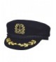 Aegean Mens Captain Admiral Black in Men's Newsboy Caps