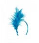 Fancy Feather Fascinator Turquoise OSFM