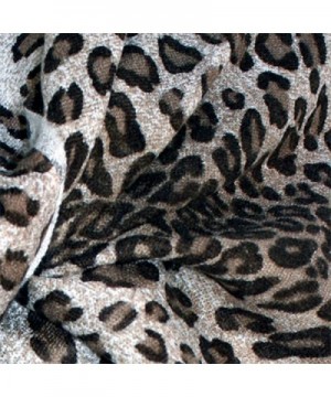 Silver Fever Pashmina Leopard Animal Stylish